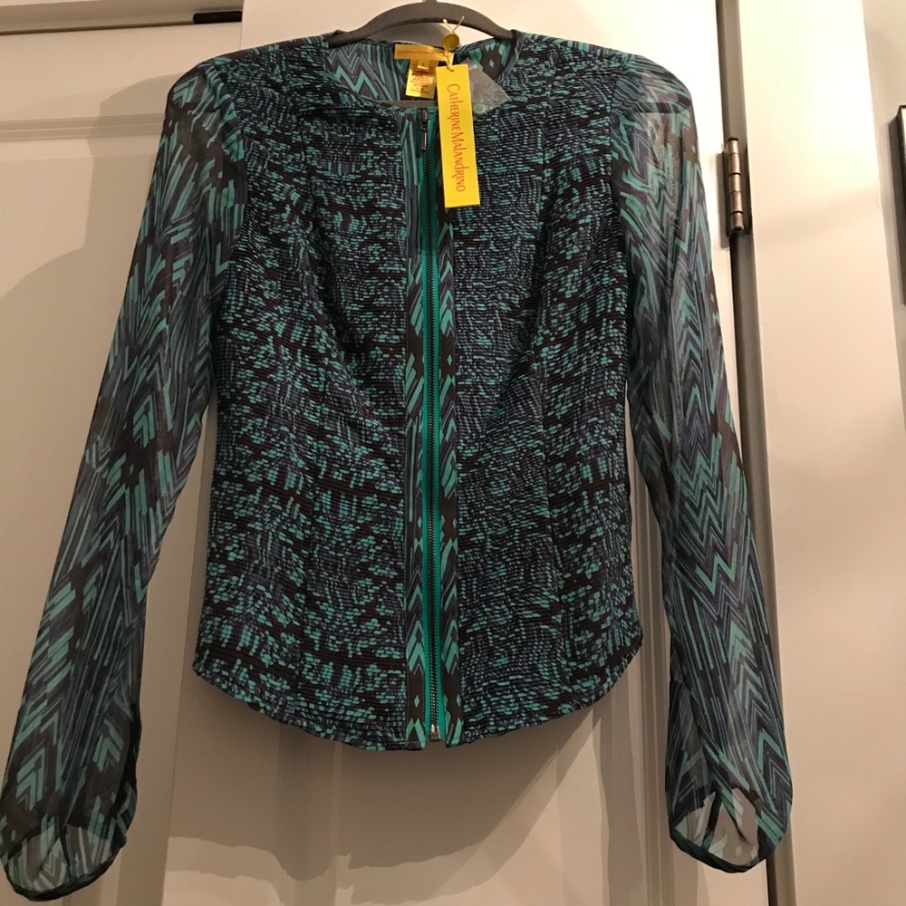 Catherine MaLandrino silk top